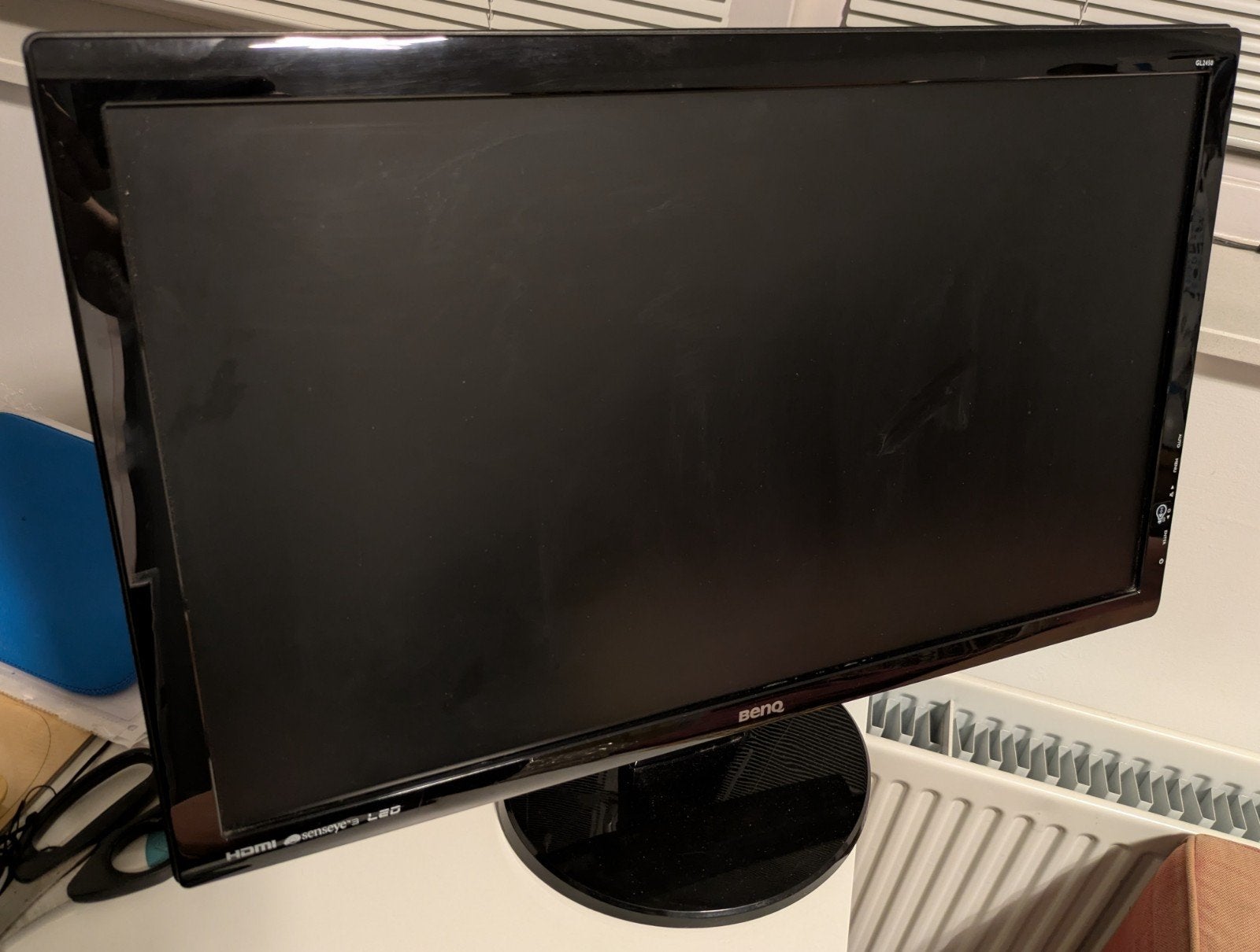 BenQ GL2450 24-inch Full HD LED Monitor, BENQ, DVI, Full HD, Zo goed als nieuw