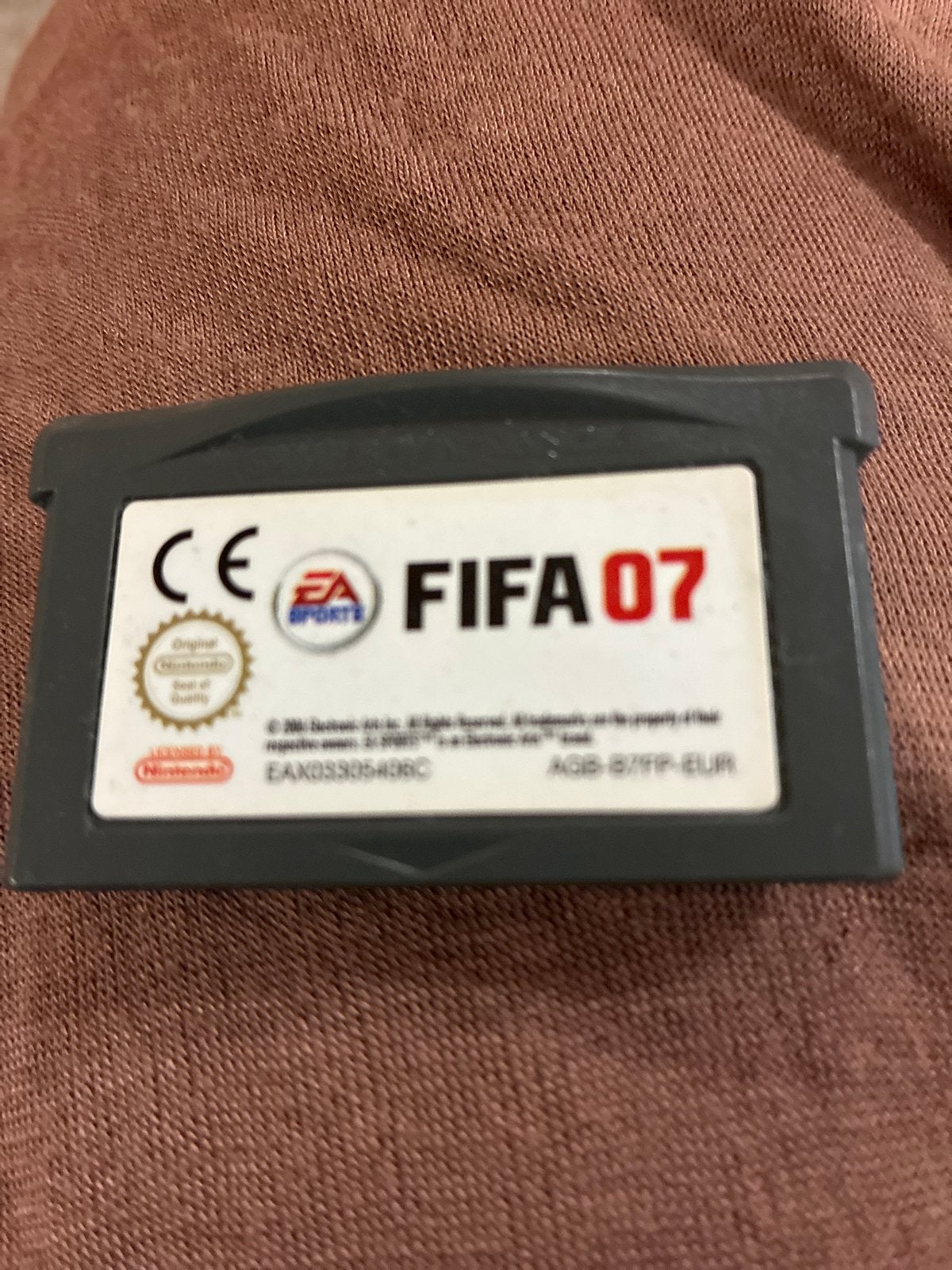 FIFA 07 - Game Boy Advance (GBA) - Voetbalspel, Gebruikt, 1 speler, Ophalen of Verzenden, Vanaf 3 jaar