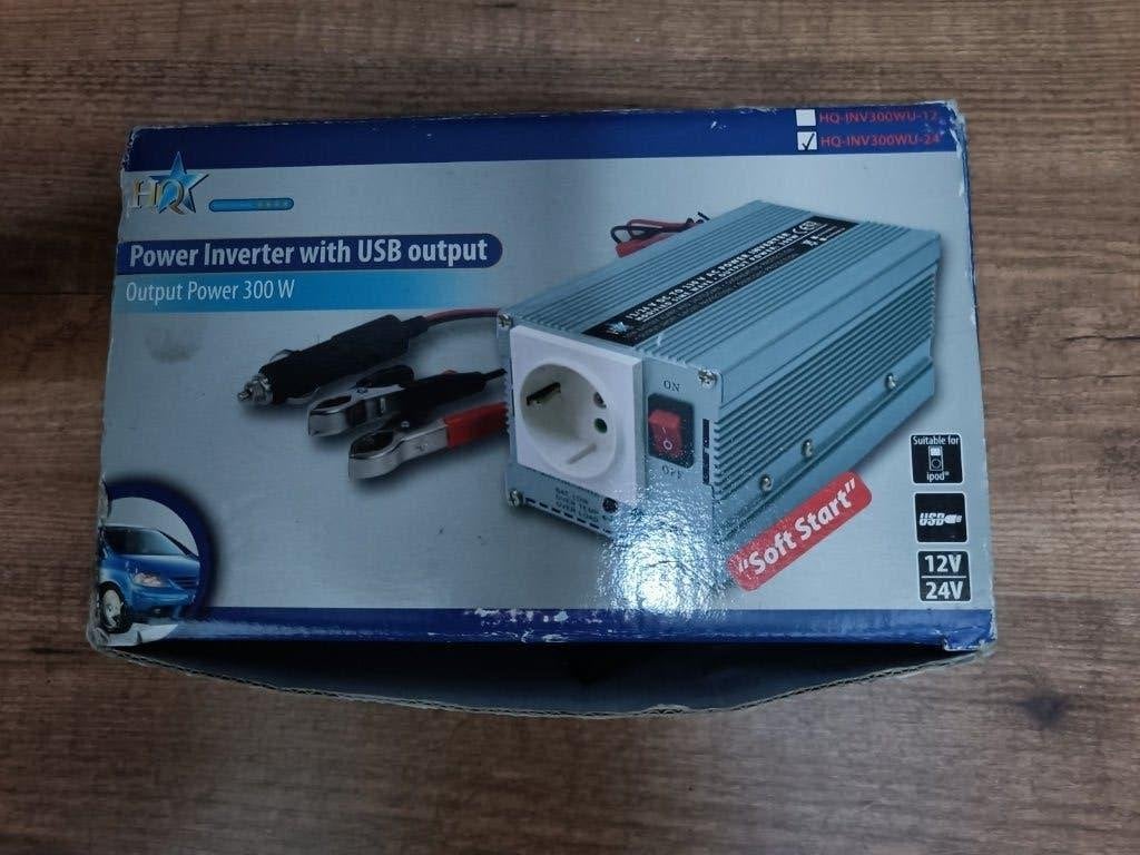 HQ Power Inverter spannings omvormer met USB poort, Ophalen, Gebruikt