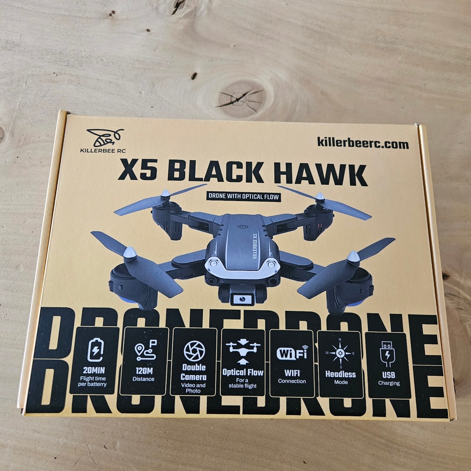 Killerbee X5 Black Hawk drone - defect voor de handige, Ophalen of Verzenden