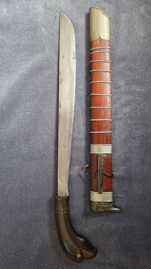 Authentieke Indonesische Klewang / Parang, Verzamelen, Ophalen of Verzenden, Overige soorten, Nederland