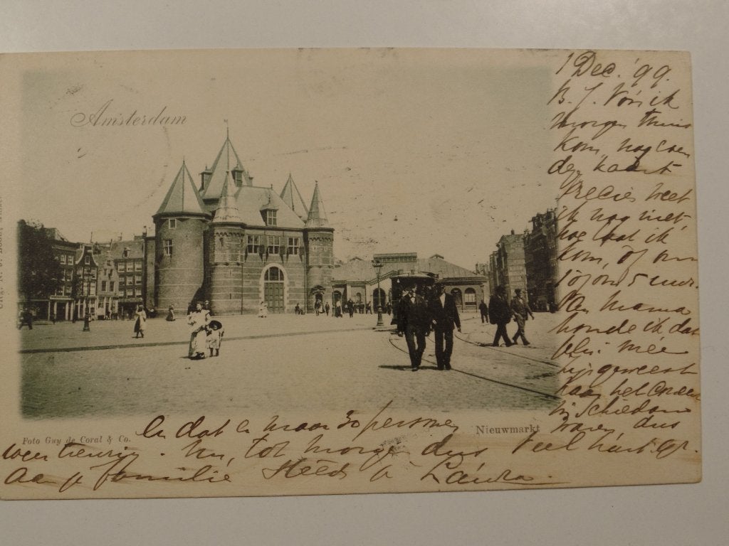 Amsterdam 538, Ophalen of Verzenden, Voor 1920, Gelopen, Noord-Holland