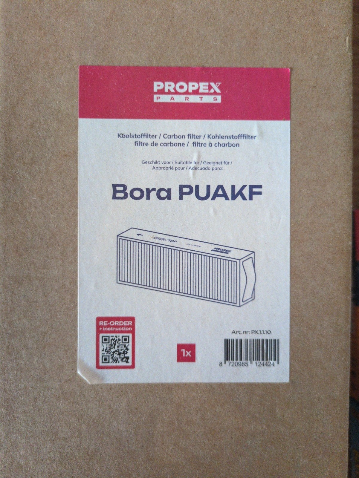twee stuks Propex Koolstoffilter / Carbon filter voor Bora P, Ophalen, Nieuw