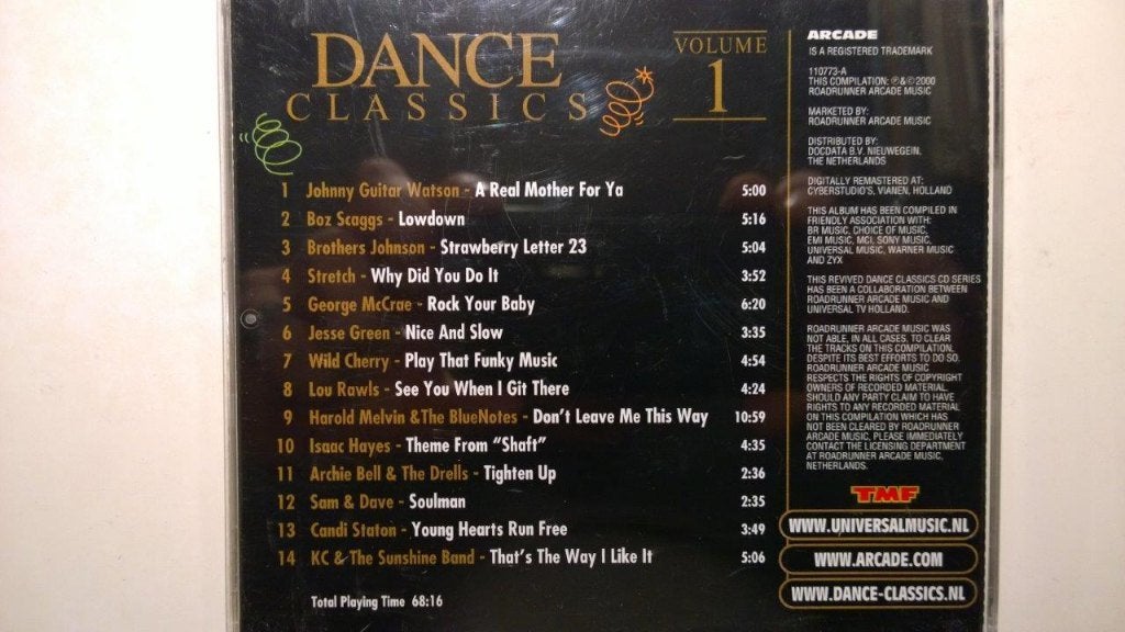 Dance Classics Volume 1, Ophalen of Verzenden, Zo goed als nieuw, Dance en House, Album