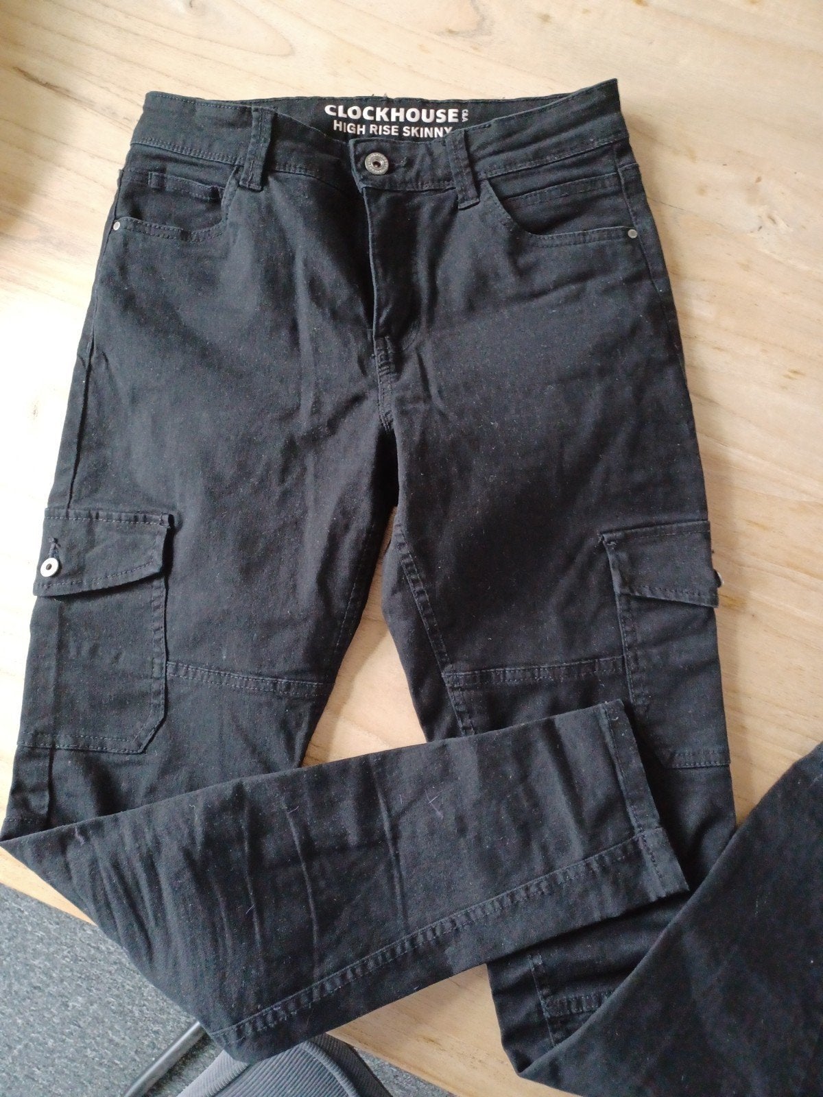 Zwarte C&A Clockhouse High Rise Skinny Broek Maat 36, Kleding | Dames, Broeken en Pantalons, C&A Clockhouse, Zwart, Ophalen of Verzenden