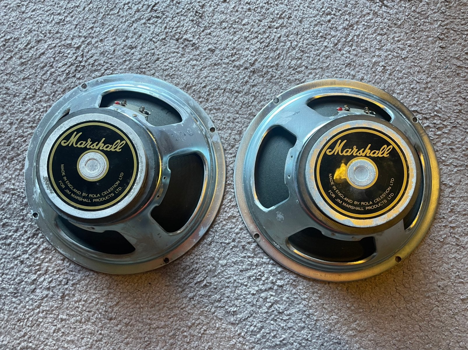 2x Rola Celestion g12-65 speakers, Ophalen of Verzenden, Gebruikt, 100 watt of meer
