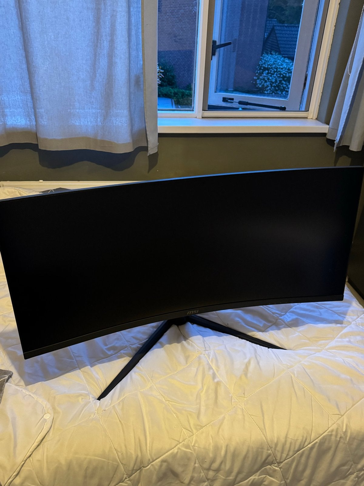 MSI 34-inch Curved Ultrawide UWQHD 144Hz VA-paneel, Computers en Software, Monitoren, Ophalen, Curved, VA, Zo goed als nieuw