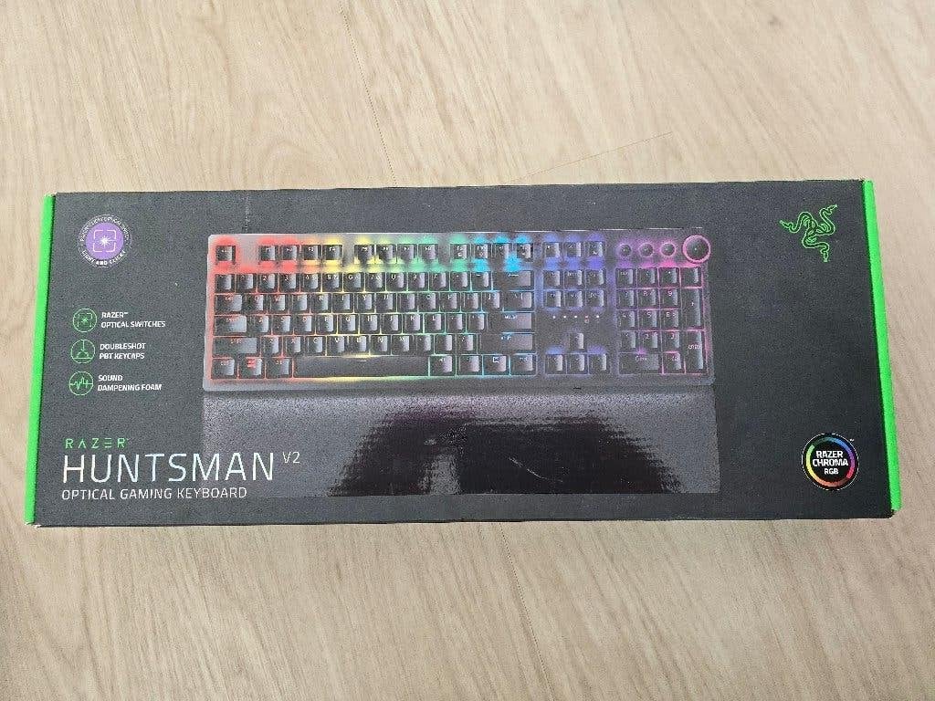 Razer Huntsman V2 Full-Size Gaming Toetsenbord, Ophalen of Verzenden, Zo goed als nieuw, Razer, Qwerty