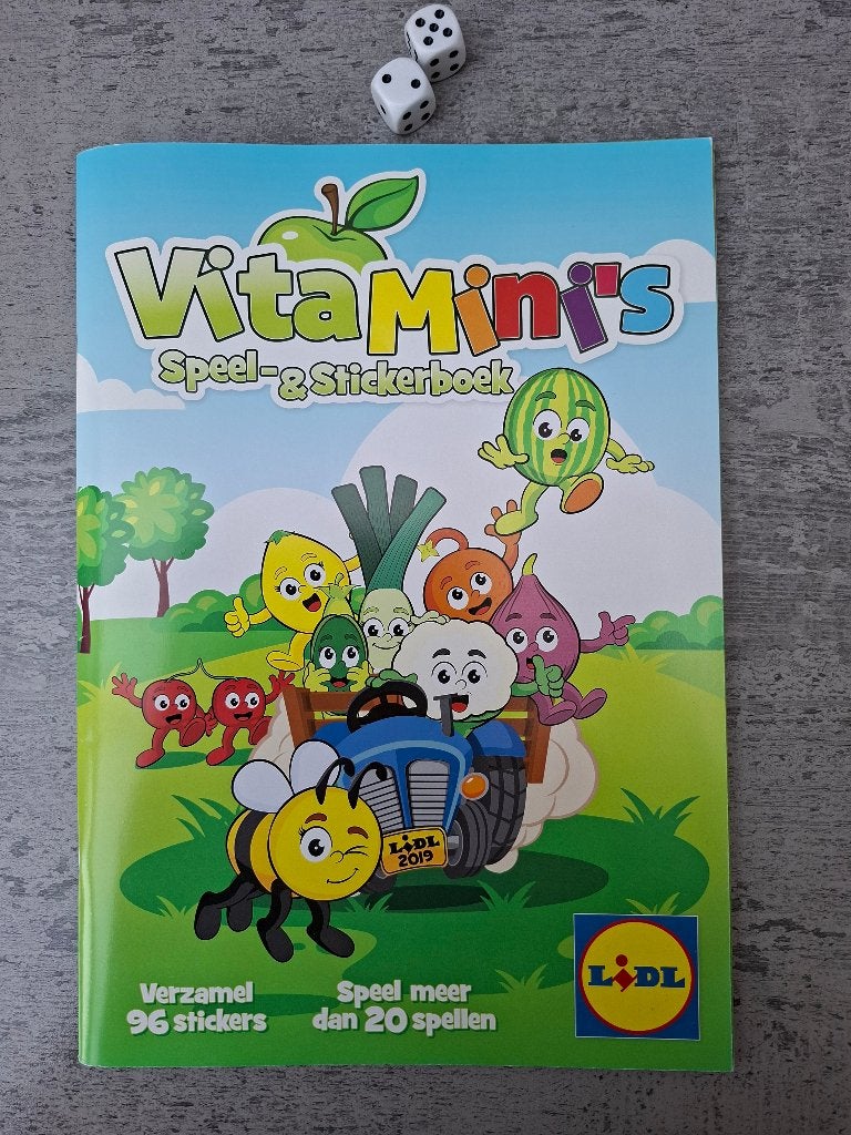 Vita Mini’s COMPLEET met boek, 6zonder 2deels en 412stickers, Albert Heijn, Ophalen of Verzenden