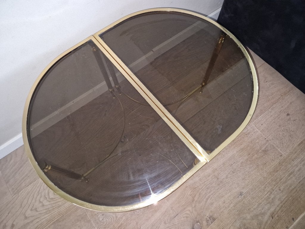 Vintage hollywood style salontafels, Gebruikt, 50 tot 100 cm, Overige vormen, 50 tot 100 cm