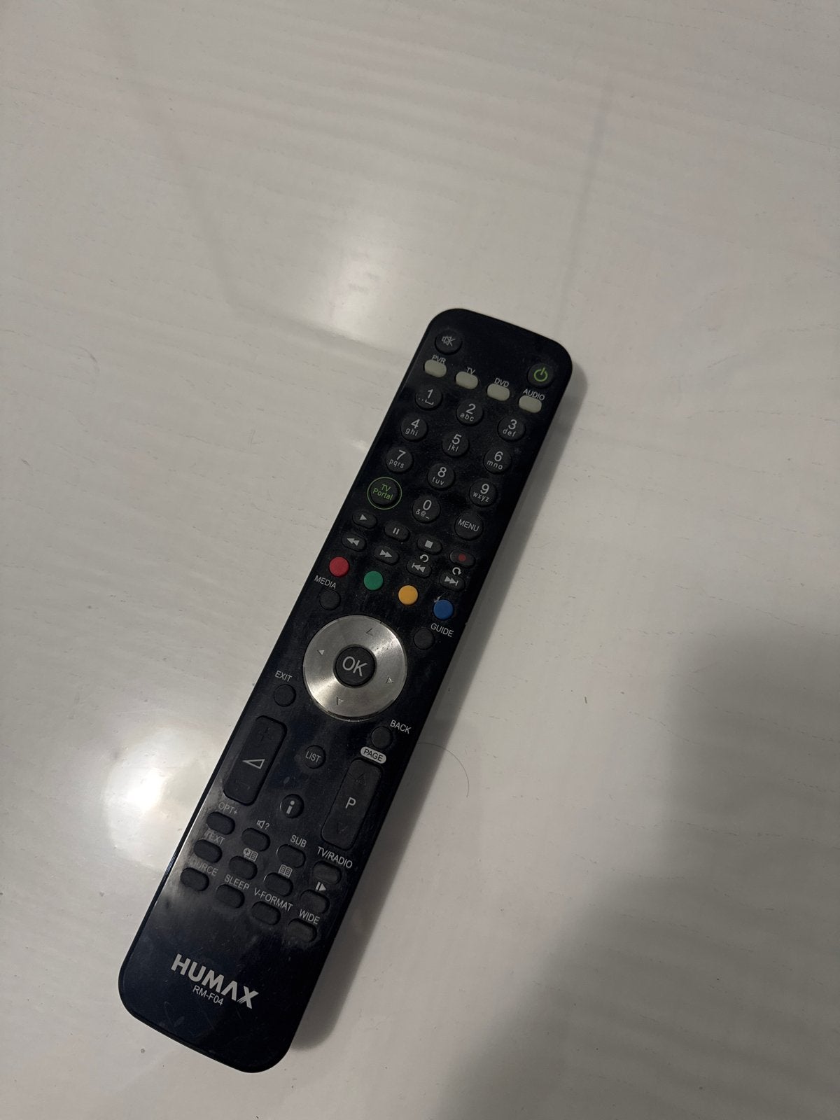 Humax RM-F04 Afstandsbediening - Perfect Werkend, Audio, Tv en Foto, Ophalen of Verzenden, Gebruikt, Origineel, Tv