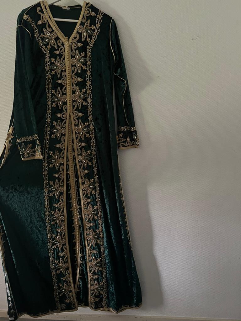 Takchita een maat, Kleding | Dames, Zo goed als nieuw, Roze, Onder de knie, Ophalen