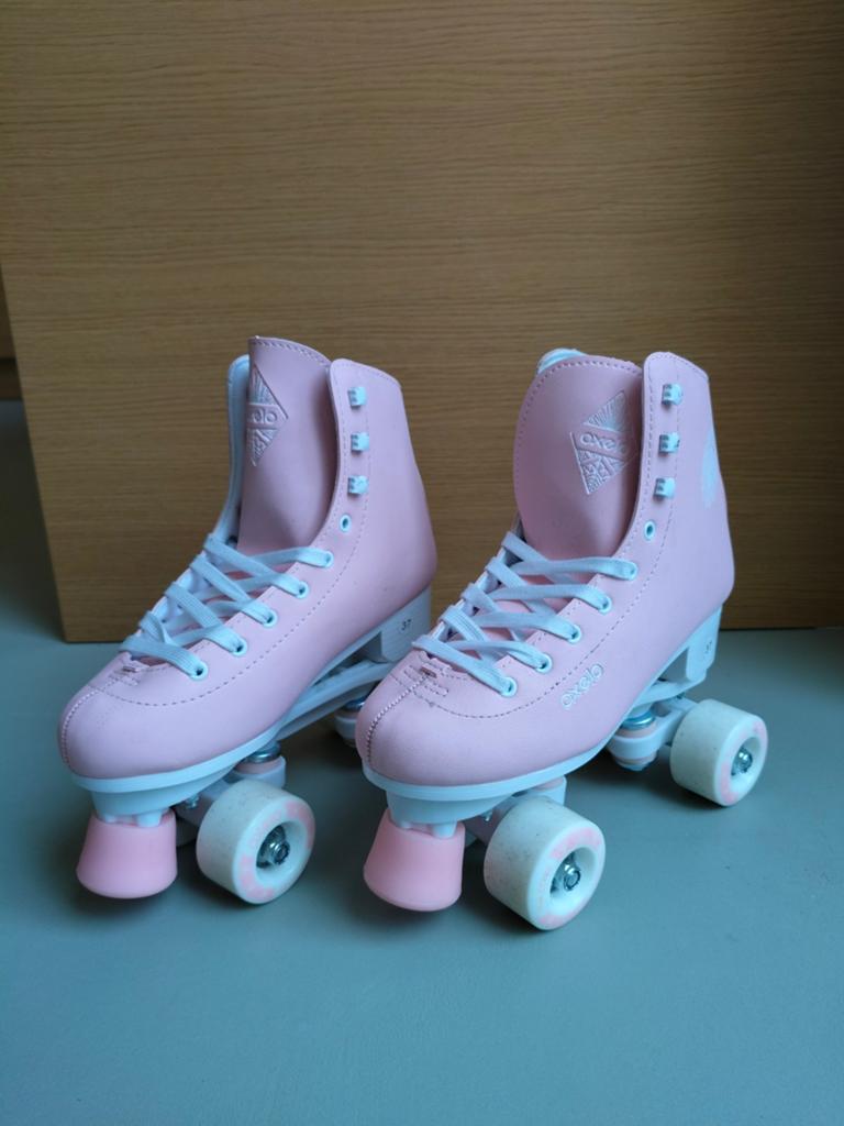 Roze Oxelo rolschaatsen maat 37 - Zo goed als nieuw, Ophalen of Verzenden, Zo goed als nieuw, Kinderen