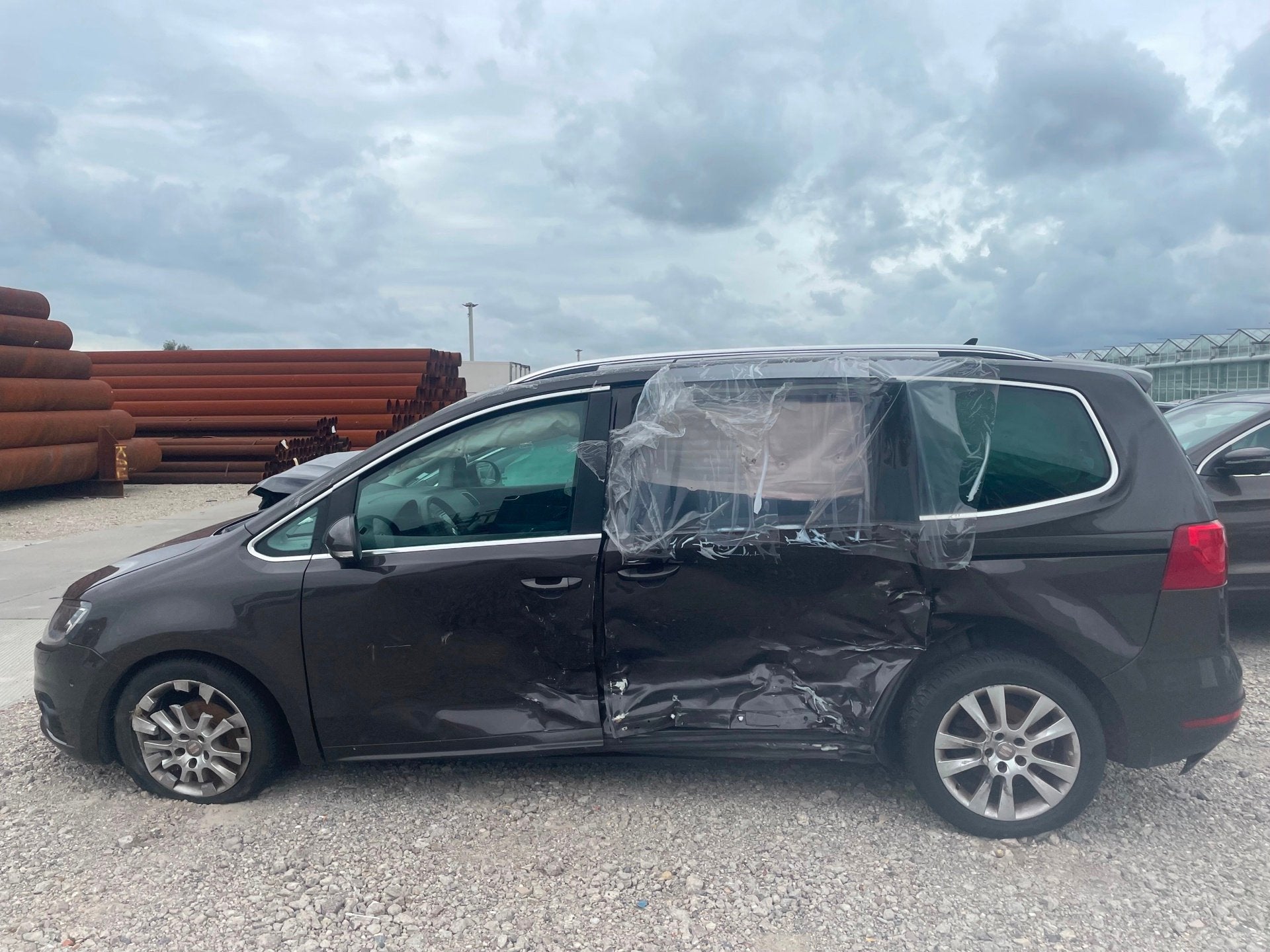 Seat Alhambra 2014 | 2.0 TDI Style Business | Automaat | SCH, Auto's, Euro 5, Gebruikt, 4 cilinders, Bruin