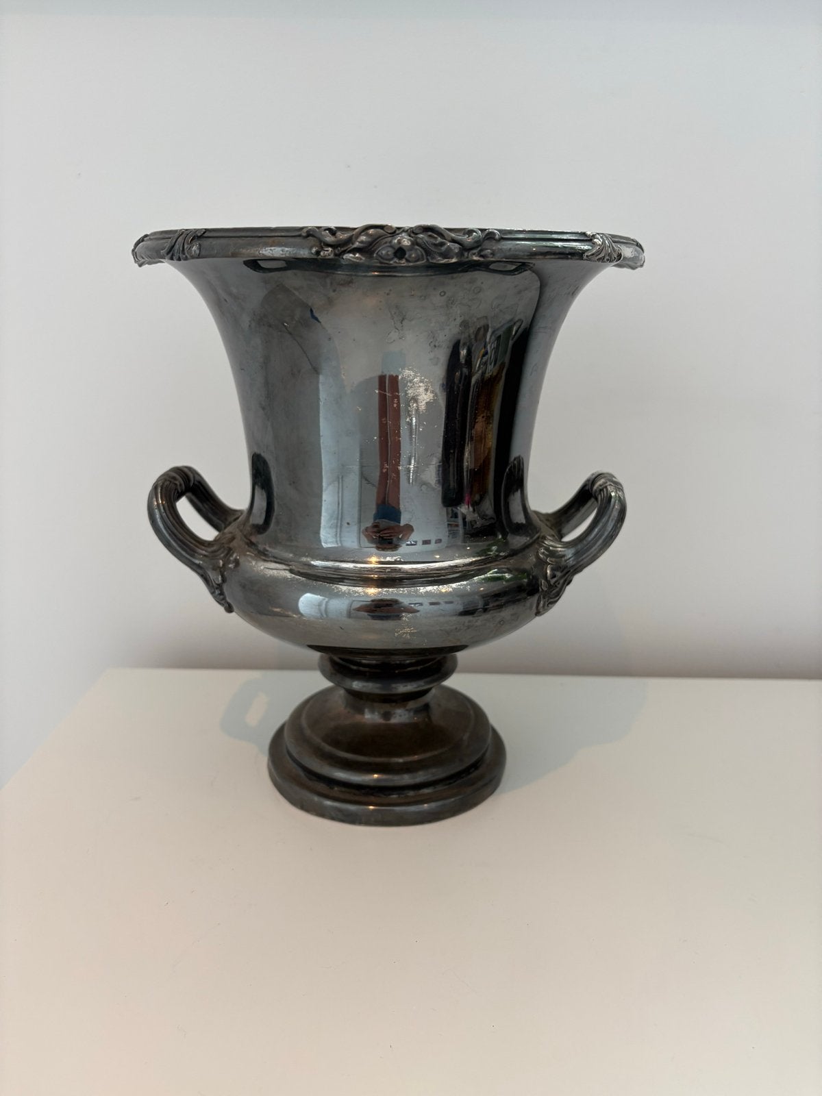 Vintage verzilverde wijnkoeler champagnekoeler, Ophalen of Verzenden