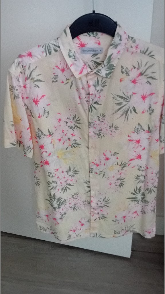 Vrolijk overhemd, maat M, Kleding | Heren, Ophalen of Verzenden, Zo goed als nieuw, Overige kleuren, Halswijdte 39/40 (M)