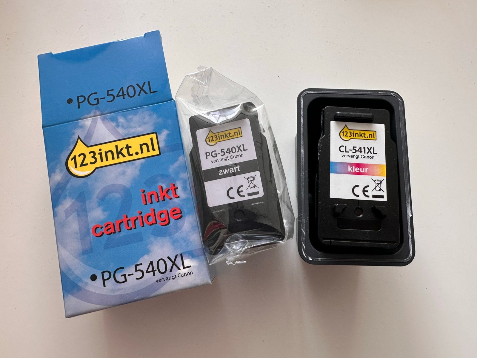 Cartridge PG-540XL en CL-541XL (zwart en kleur), Ophalen of Verzenden, Nieuw