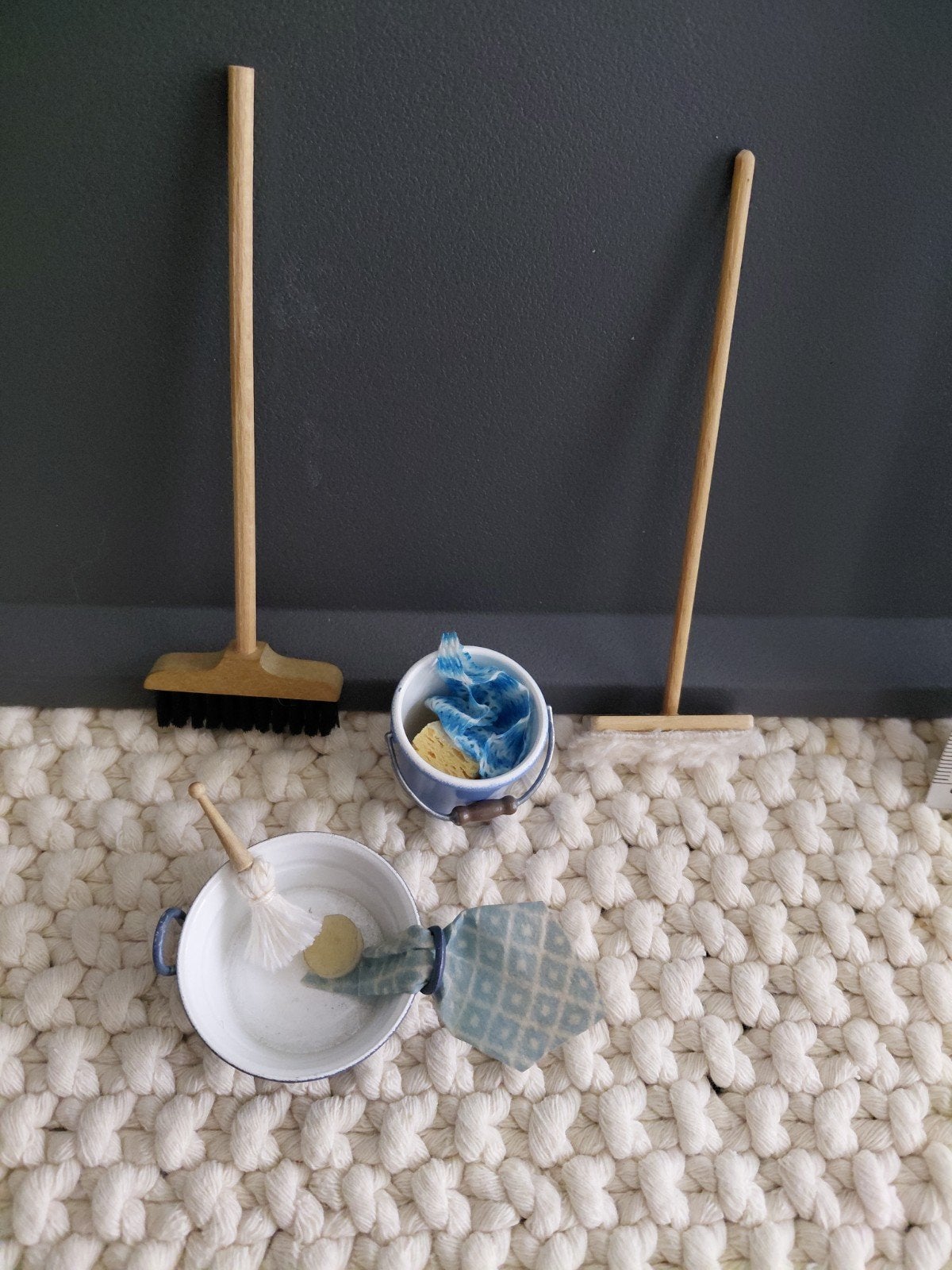 schoonmaakset voor poppenhuis, Verzamelen, Ophalen of Verzenden, Nieuw, Decoratie