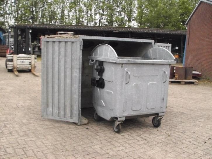 0066. Containerombouw / trafohuis / nachtleveringscontainer, Ophalen, Gebruikt, Metaal, Containerberging
