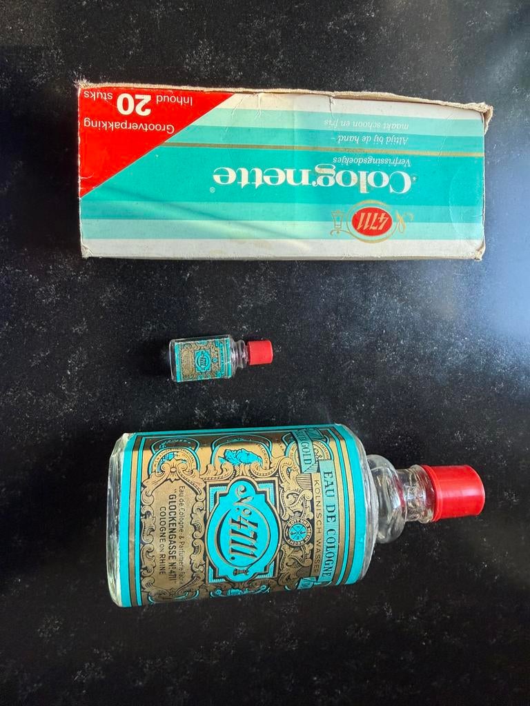 Fles 4711 en Colognette doekjes, Ophalen of Verzenden, Gebruikt
