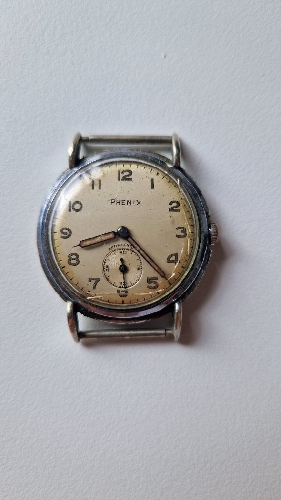 Phenix Polshorloge., Sieraden, Tassen en Uiterlijk, Horloges | Heren, Overige merken, Gebruikt, Staal, Polshorloge
