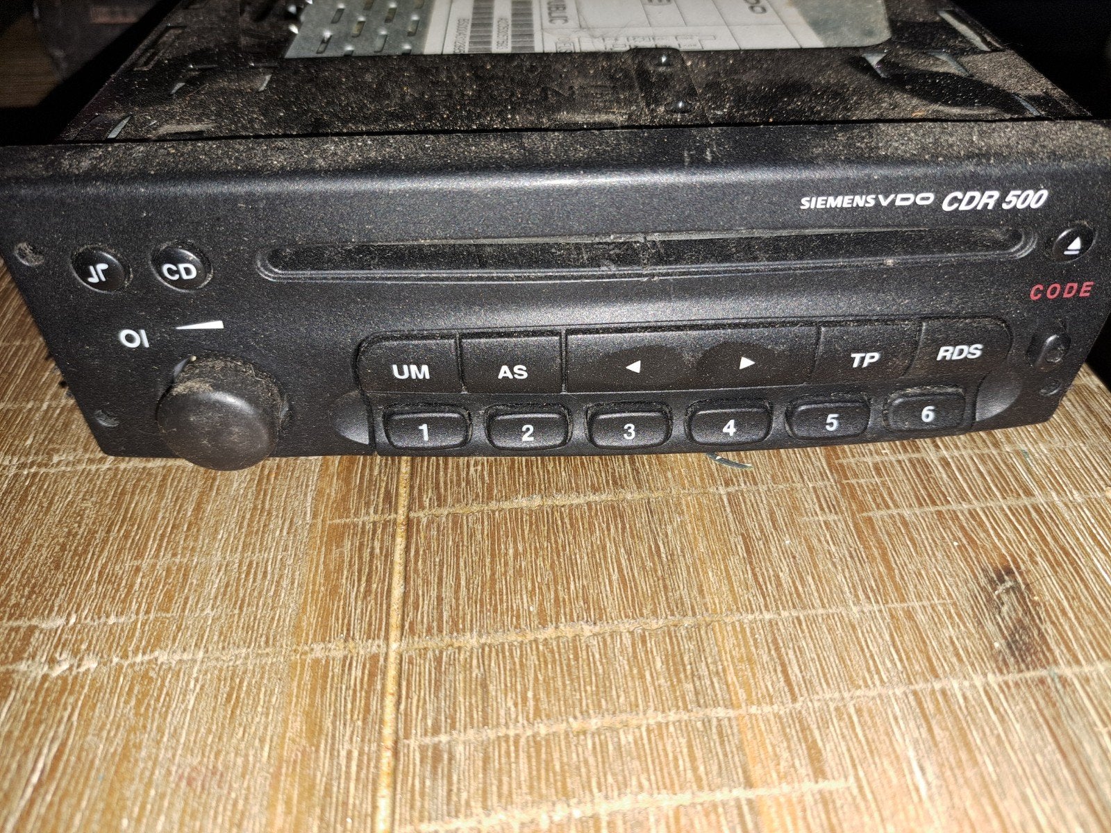 Siemens VDO CDR 500 (E) Autoradio - Made in Czech Republic, Ophalen, Gebruikt