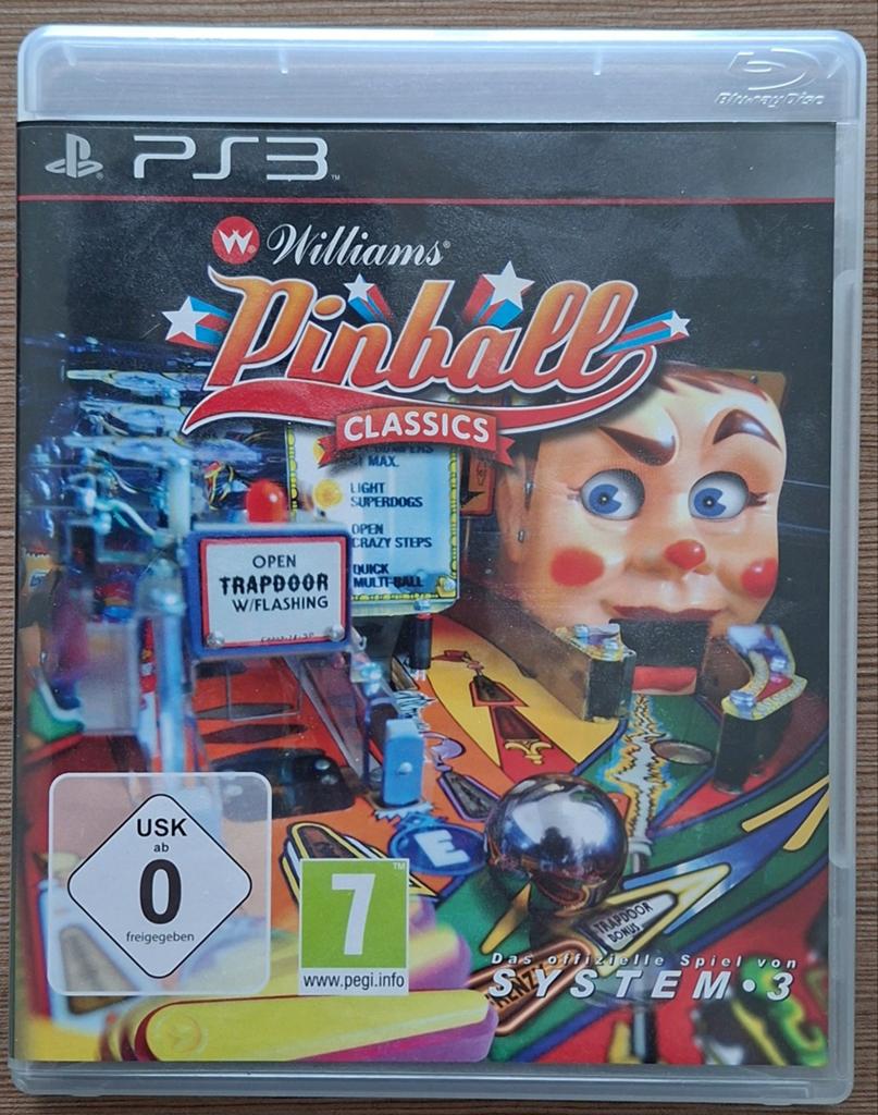 Williams Pinball Classics PS3 - Flipperkast Simulatie, Gebruikt, 1 speler, Ophalen of Verzenden, Vanaf 7 jaar