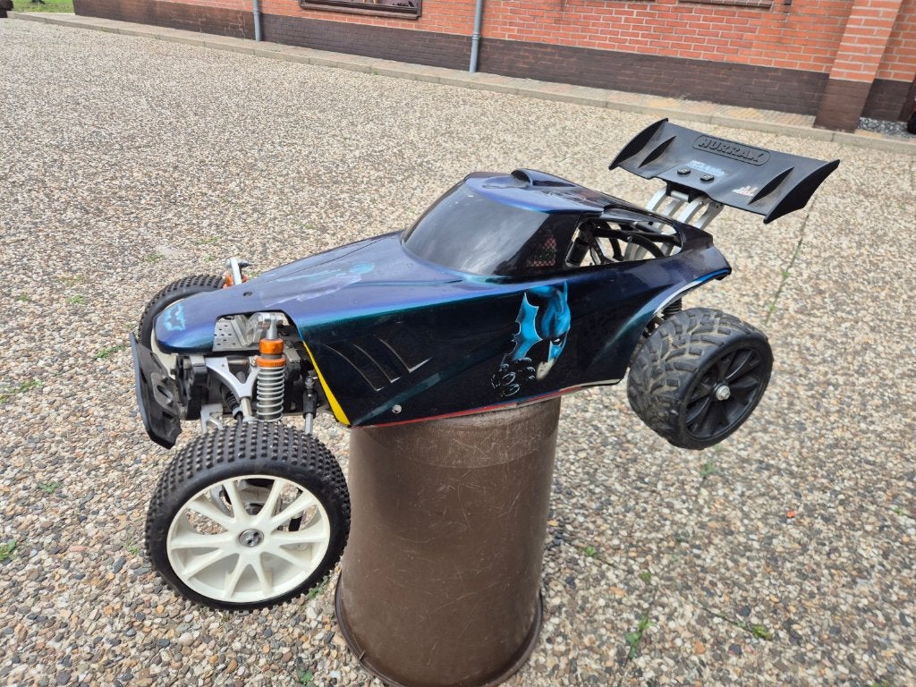 RC 1:5 Offroad 4WD Aluminium met veel extra's, Benzine, Gebruikt, Info@m38a1.nl, Auto offroad