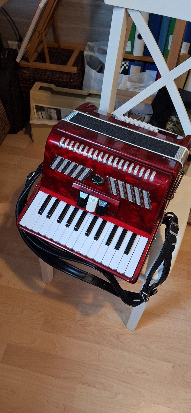 Te koop Toscani Accordeon, Muziek en Instrumenten, Ophalen, Zo goed als nieuw, 48-bas, Overige merken