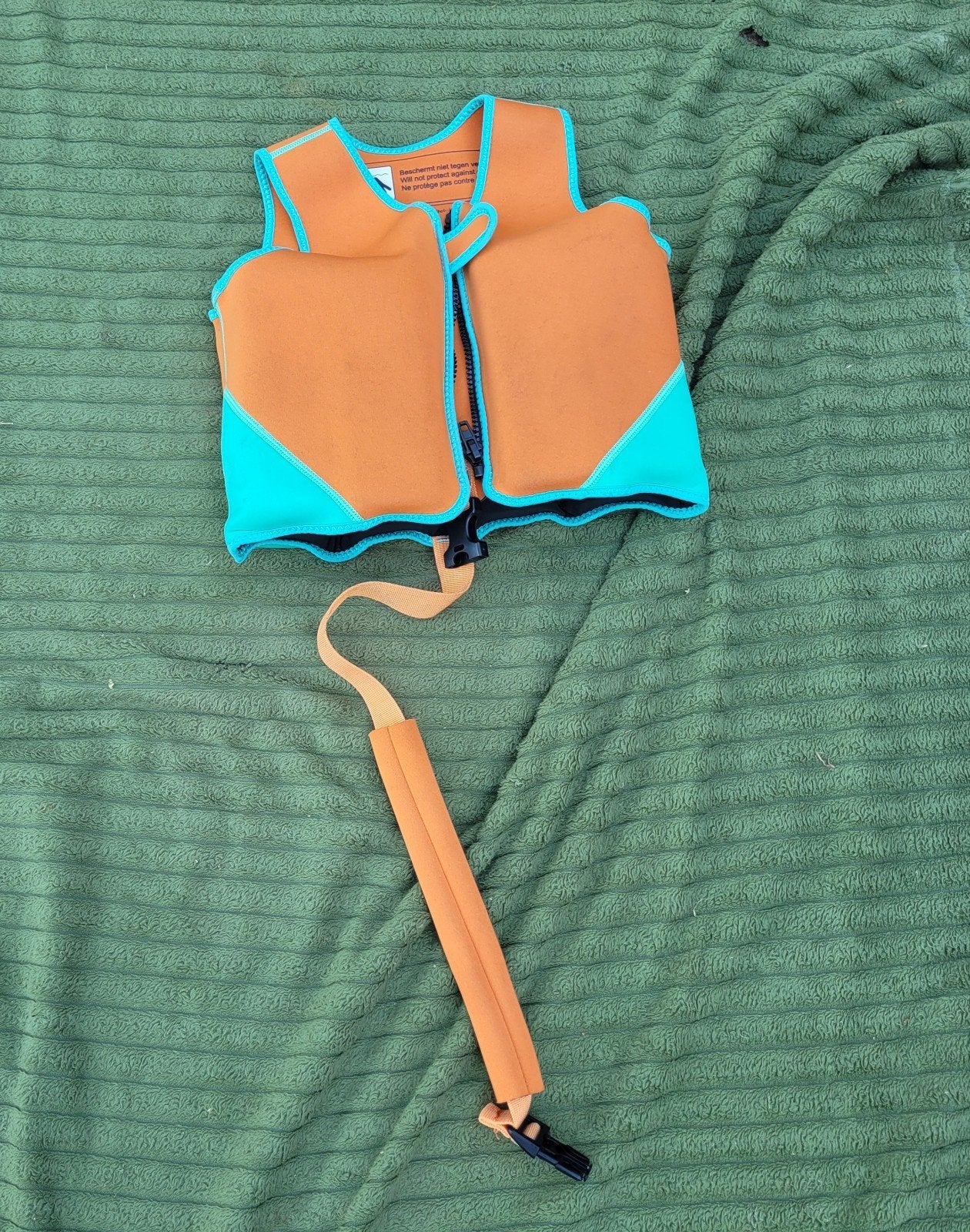 Zwemvest 3-6 jaar (19-30 kg) - Oranje turquoise, Watersport en Boten, Watersportkleding, Ophalen, Kind, Reddingsvest of Zwemvest