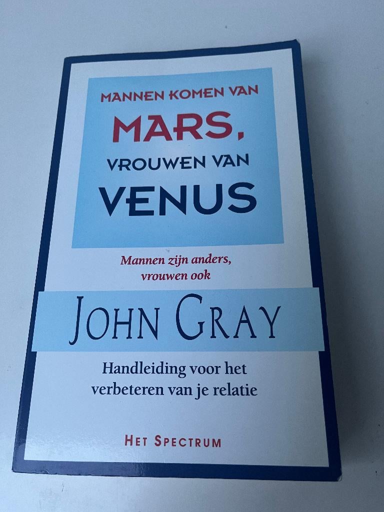 Mannen komen van mars vrouwen van Venus - John Gray, Boeken, Ophalen of Verzenden, Sociale psychologie