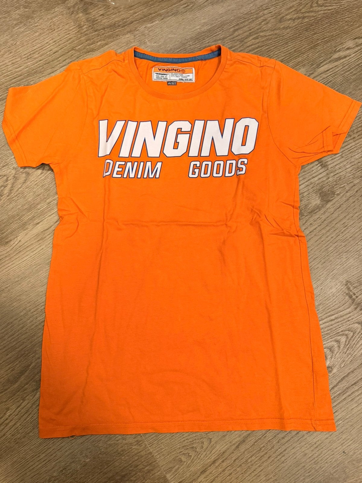 Oranje shirt Vingino maat 164 (koningsdag), Ophalen of Verzenden, Zo goed als nieuw, Jongen, Shirt of Longsleeve