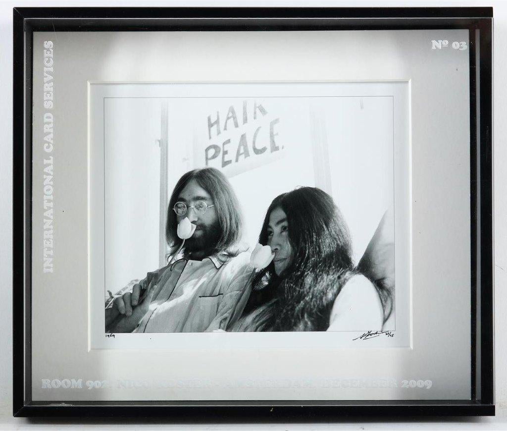 Nico Koster (1940) - John Lennon and Yoko Ono - Room 902, Antiek en Kunst, Ophalen of Verzenden