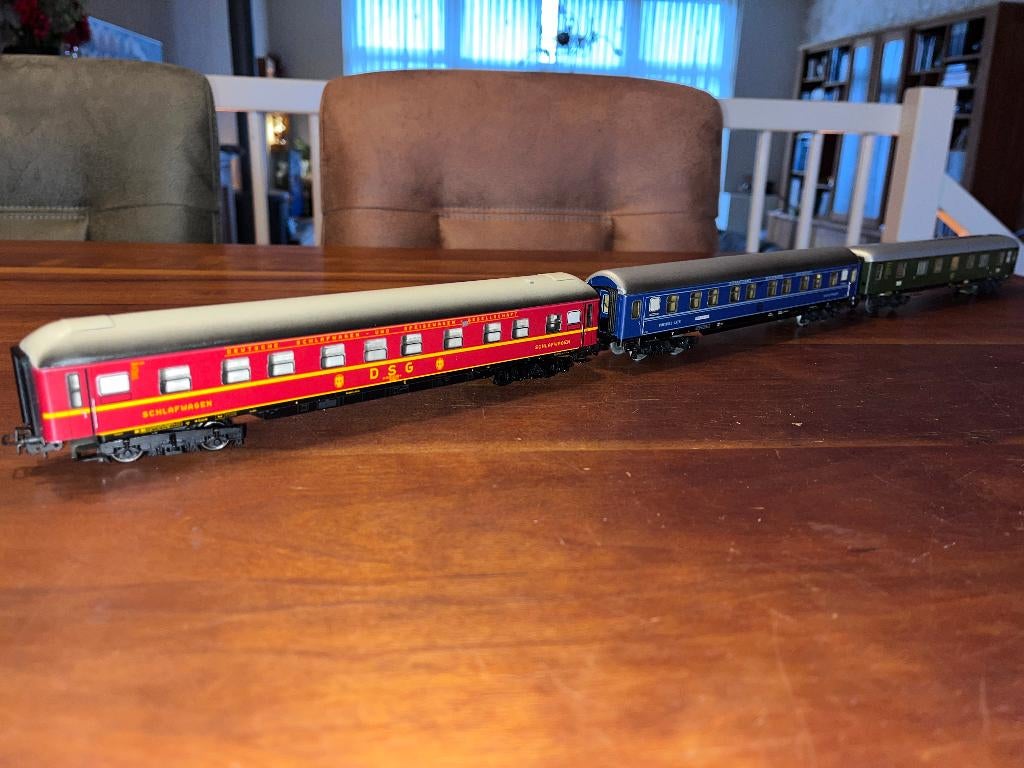 Marklin 4026, 4029 en 00766-04, Wisselstroom, Wagon, Ophalen of Verzenden, Zo goed als nieuw