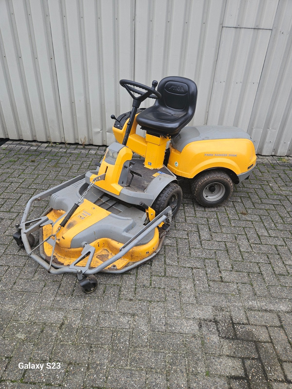 Stiga park ranger hst zitmaaier frontmaaier grasmaaier hst, Tuin en Terras, Zitmaaiers, Ophalen of Verzenden, Gebruikt, Mulchfunctie