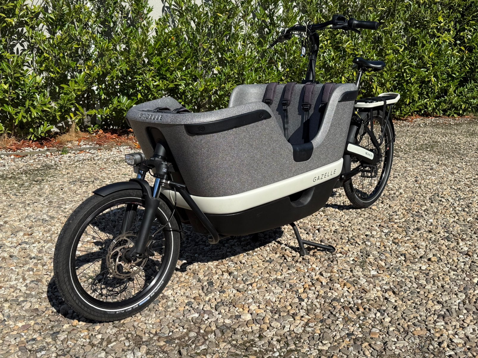 Gazelle Makki Load HMB Connect D49 ENV Elektrische Bakfiets, Fietsen en Brommers, Fietsen | Bakfietsen, Ophalen, 3 kinderen, Huif