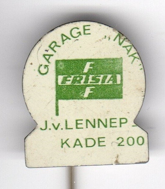 Speldje GARAGE NAK JACOB VAN LENNEPKADE 200 AMSTERDAM (A9), Verzamelen, Speldjes, Pins en Buttons, Ophalen of Verzenden, Gebruikt