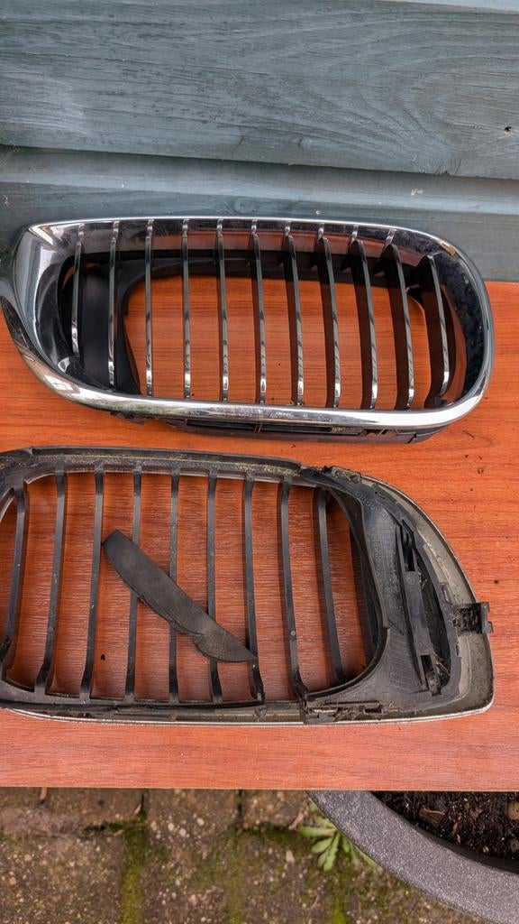E46 grill, chrome origineel, Auto-onderdelen, Carrosserie en Plaatwerk, Ophalen of Verzenden, Voor, BMW, Bumper