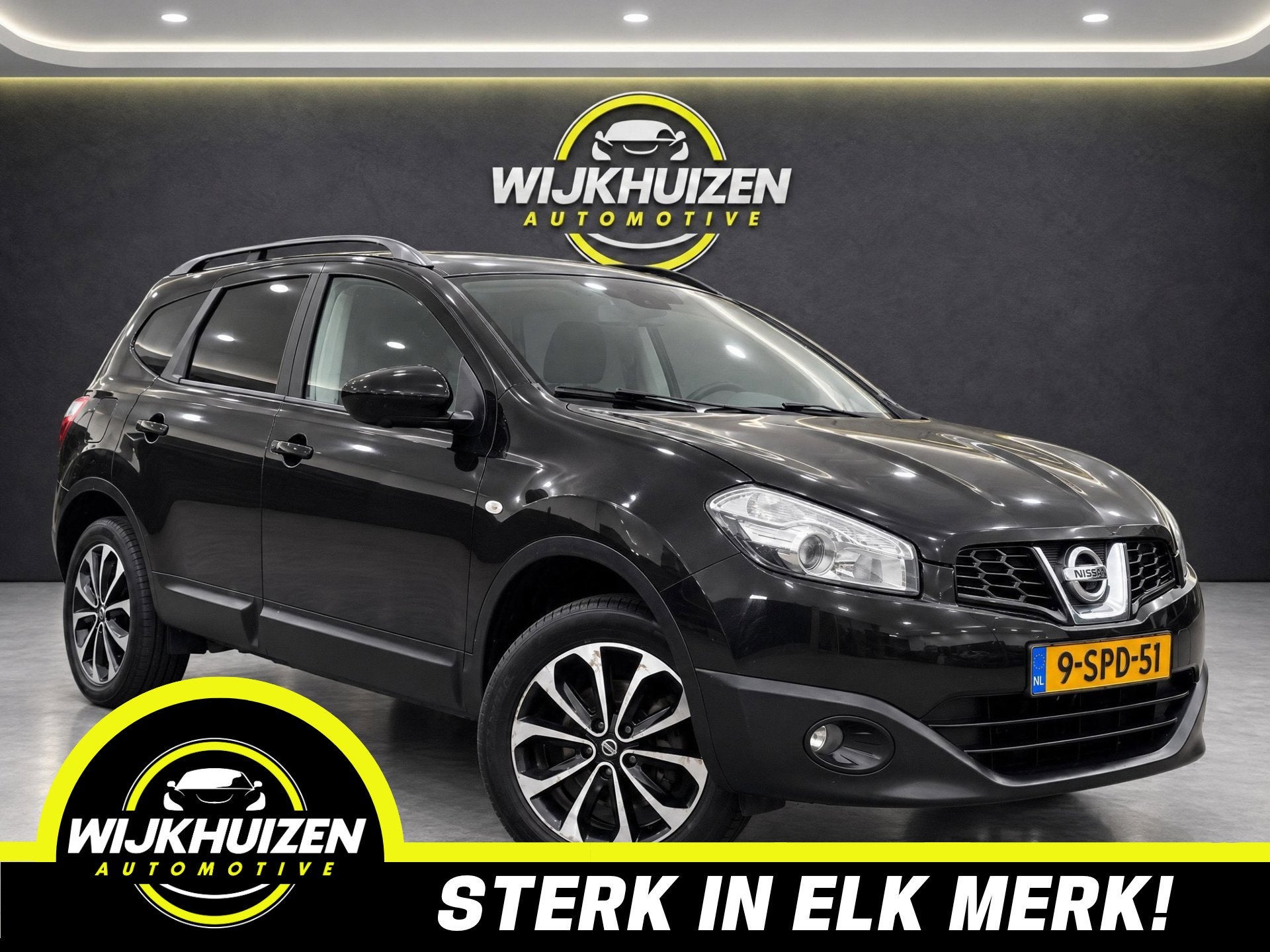 Nissan Qashqai +2 1.6 360 met Panorama dak ! Camera ! Cruise, Auto's, Voorwielaandrijving, Stof, Zwart, 4 cilinders