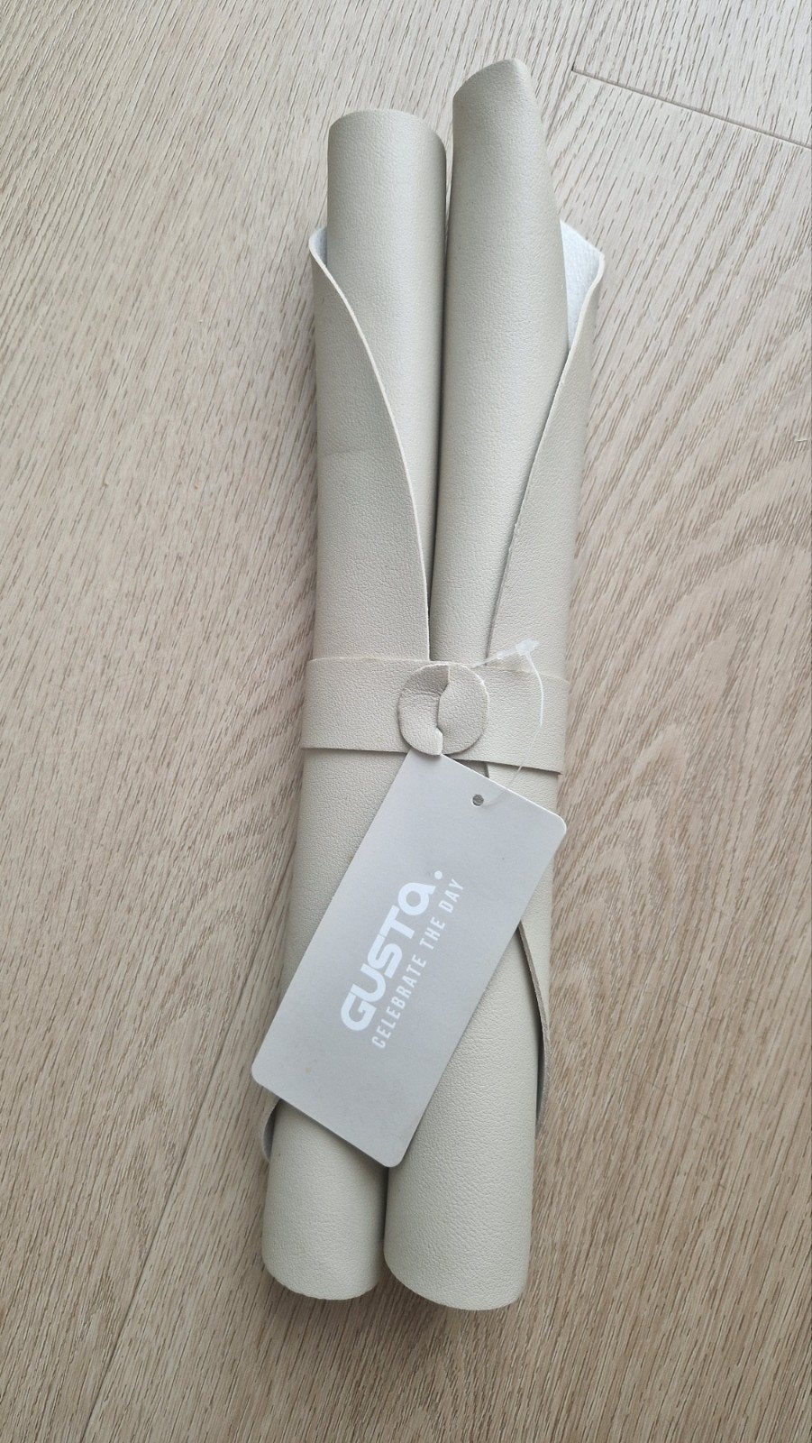 Gusta placemats - 2 stuks - Nieuw, Ophalen of Verzenden, Nieuw, Beige