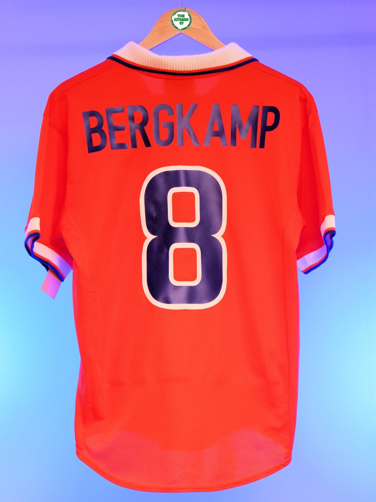 Nederland 1997 Shirt Bergkamp M, Sport en Fitness, Voetbal, Ophalen of Verzenden, Zo goed als nieuw, Shirt