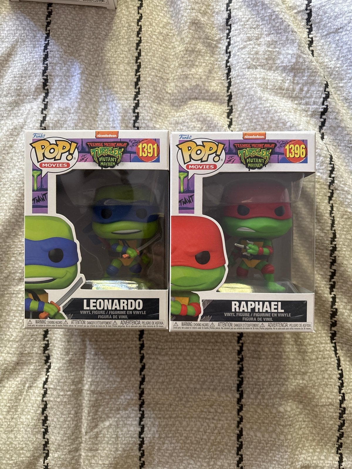 Funko Pop! Teenage Mutant Ninja Turtles Leonardo & Raphael, Ophalen of Verzenden, Nieuw