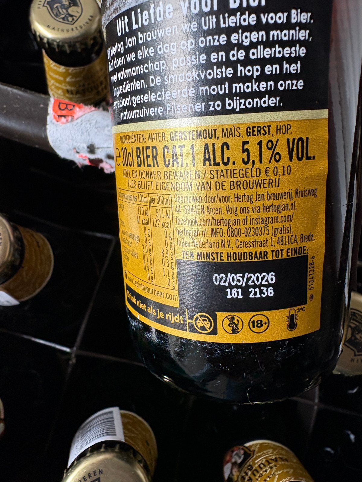 Hertog Jan bier, Ophalen of Verzenden, Nieuw, Flesje(s), Hertog Jan