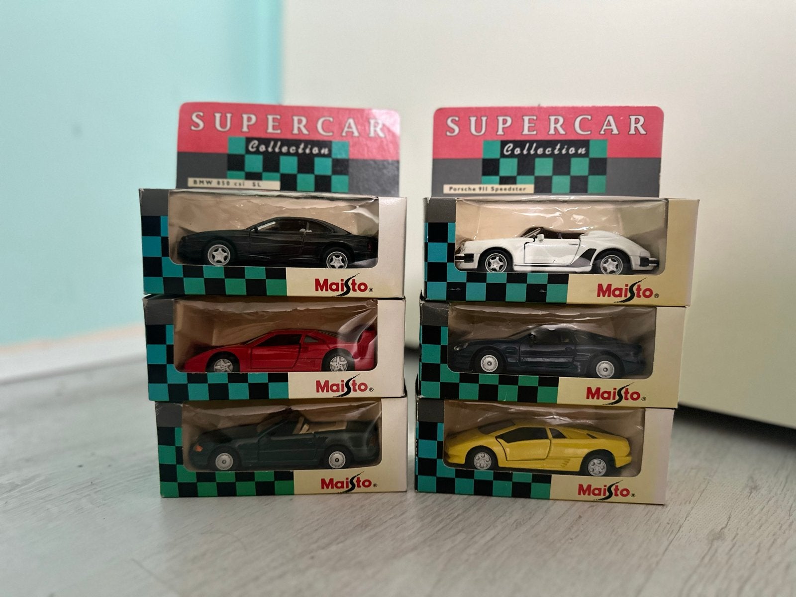 Maisto Supercar Collection modelauto's (6 stuks), Ophalen of Verzenden, Nieuw, Auto