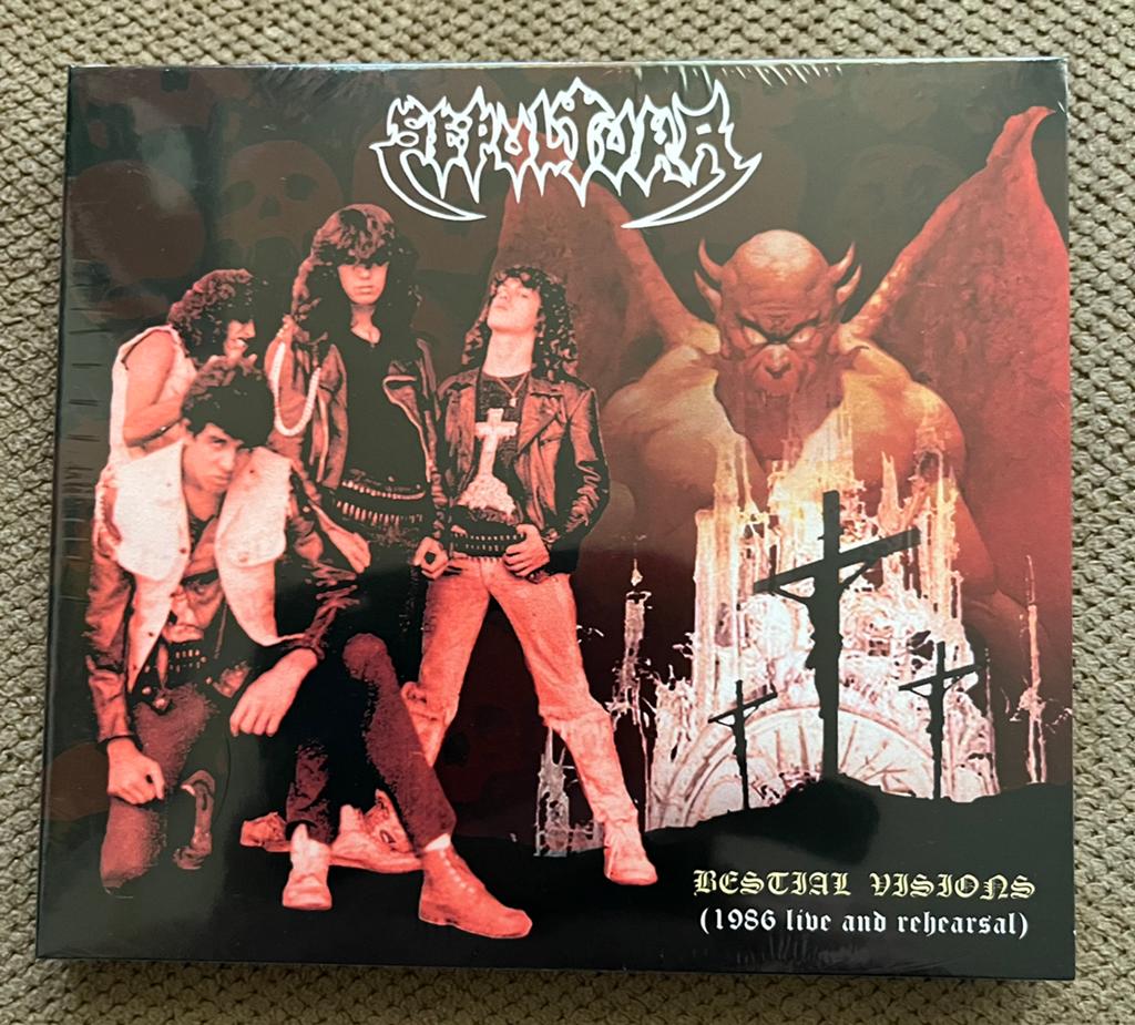 SEPULTURA CD LIVE AND REHEARSAL 1986 LIMITED DIGIPACK, Ophalen of Verzenden, Zo goed als nieuw