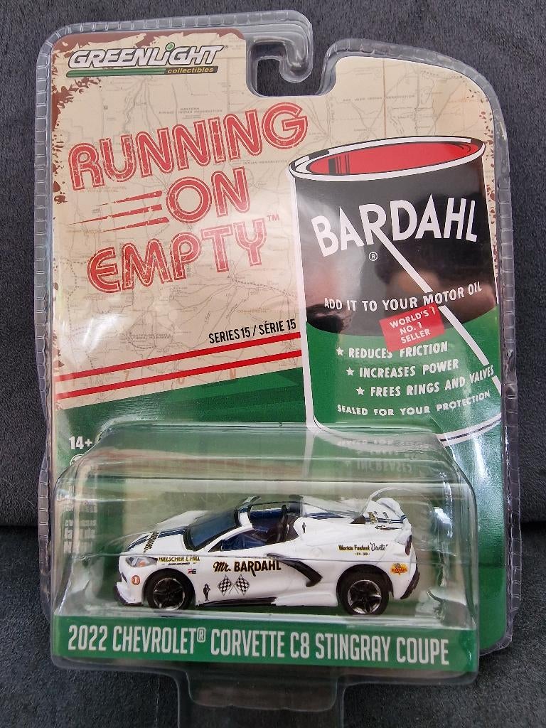 Chevrolet Corvette C8 Stingray Greenlight 1:64, Hobby en Vrije tijd, Christian@diecastcompany.nl, Auto, Diecast Company, Nieuw