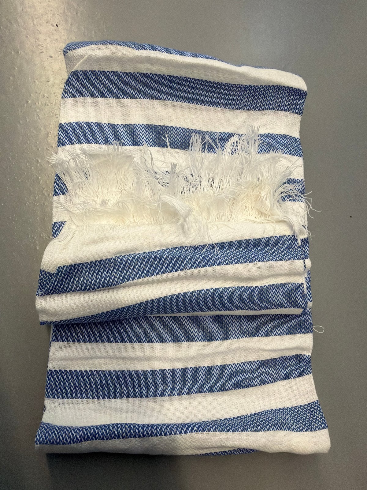 NIVEA gestreepte handdoek - blauw/wit, Huis en Inrichting, Badkamer | Badtextiel en Accessoires, Verzenden, Nieuw, Blauw, Handdoek