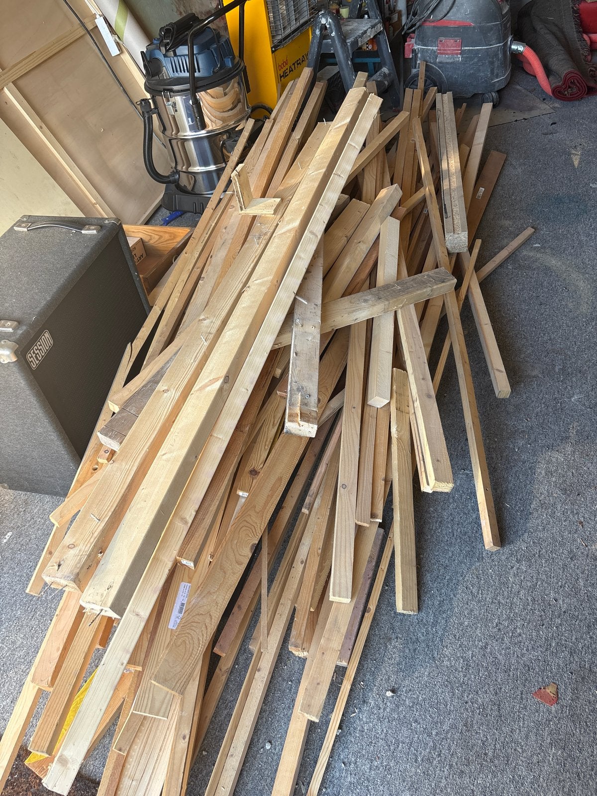 Gratis Latten - Diverse Houtsoorten en Maten, Doe-het-zelf en Verbouw, Gebruikt, Minder dan 25 mm, Ophalen of Verzenden, Plank