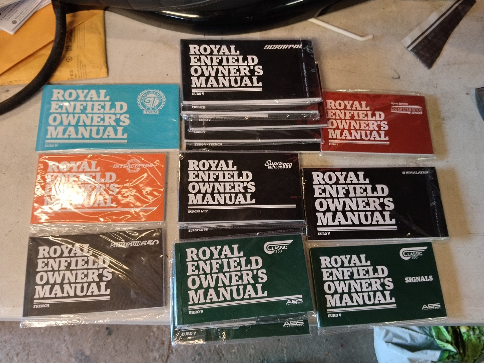 Royal Enfield Owner's Manuals - Diverse Modellen, Ophalen of Verzenden, Overige merken