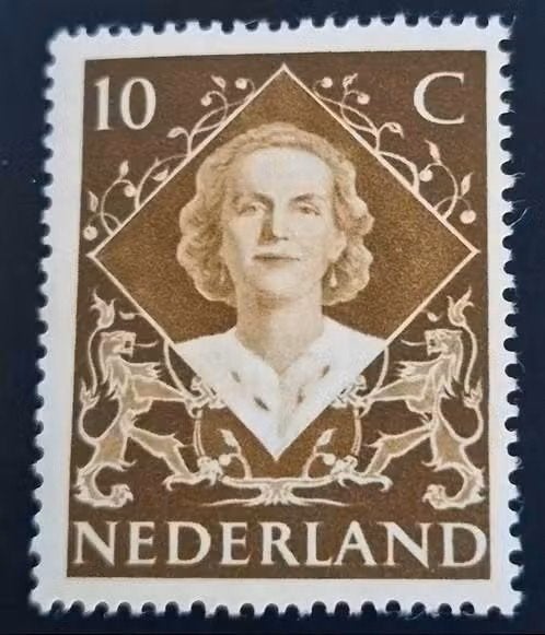 Nederland 1948 -nvph 506 - Inhuldiging koningin Juliana, Postzegels en Munten, Verzenden, Na 1940, Postfris
